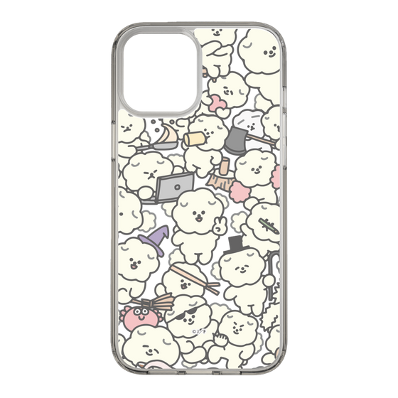 Slim Protection Case［ Mossari Mosao - Fluffy - Clear ］