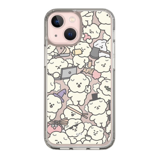 Slim Protection Case［ Mossari Mosao - Fluffy - Clear ］