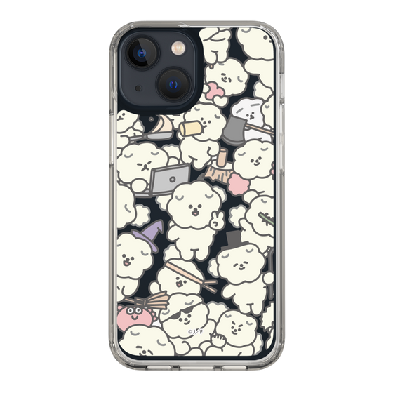 Slim Protection Case［ Mossari Mosao - Fluffy - Clear ］