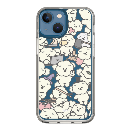 Slim Protection Case［ Mossari Mosao - Fluffy - Clear ］