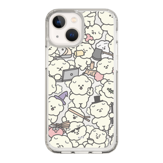 Slim Protection Case［ Mossari Mosao - Fluffy - Clear ］