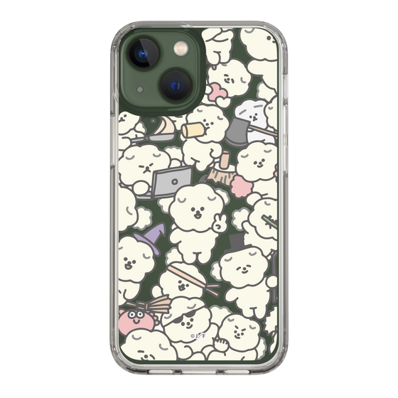 Slim Protection Case［ Mossari Mosao - Fluffy - Clear ］