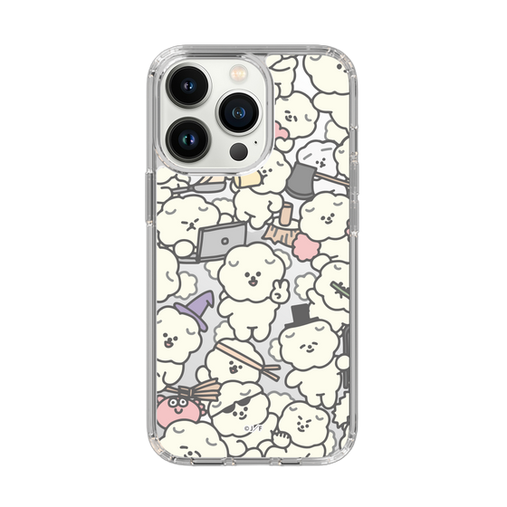 Slim Protection Case［ Mossari Mosao - Fluffy - Clear ］