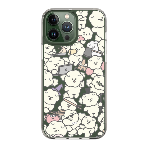 Slim Protection Case［ Mossari Mosao - Fluffy - Clear ］