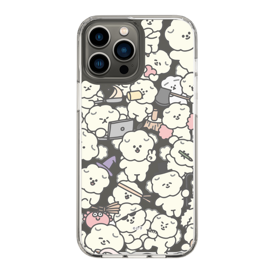 Slim Protection Case［ Mossari Mosao - Fluffy - Clear ］