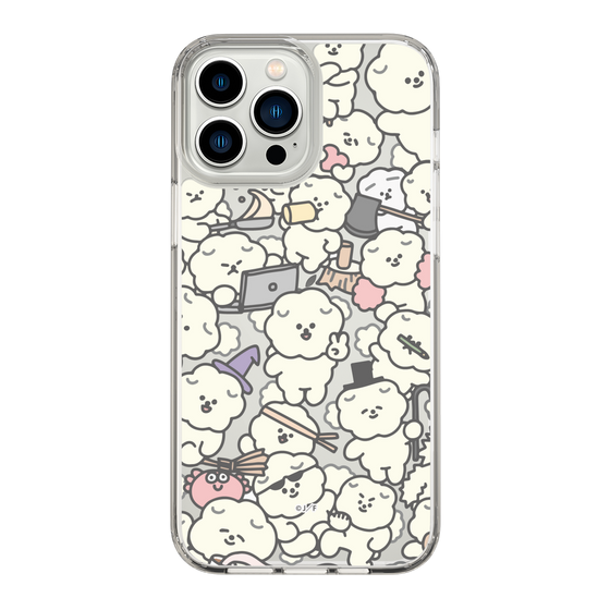 Slim Protection Case［ Mossari Mosao - Fluffy - Clear ］