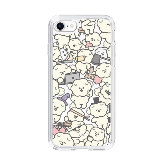 Slim Protection Case［ Mossari Mosao - Fluffy - Clear ］