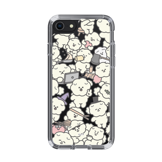 Slim Protection Case［ Mossari Mosao - Fluffy - Clear ］