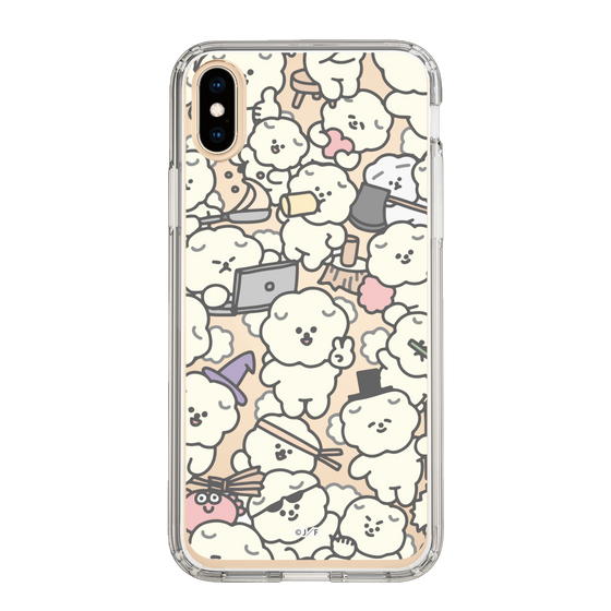 Slim Protection Case［ Mossari Mosao - Fluffy - Clear ］