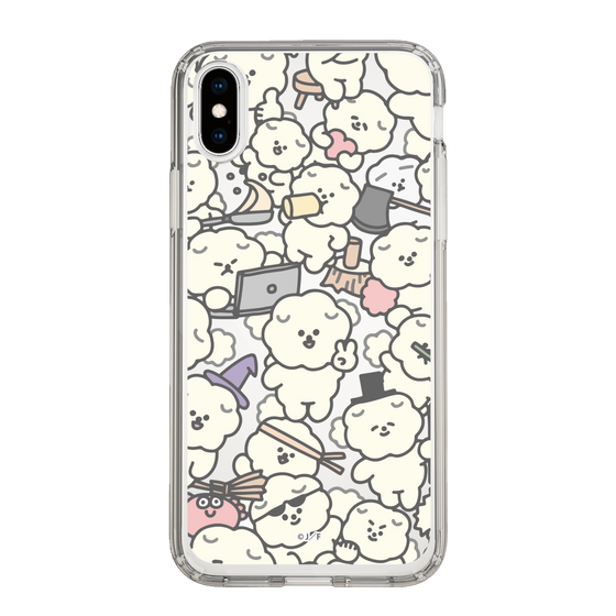 Slim Protection Case［ Mossari Mosao - Fluffy - Clear ］