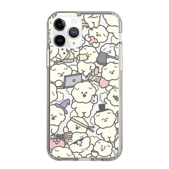 Slim Protection Case［ Mossari Mosao - Fluffy - Clear ］