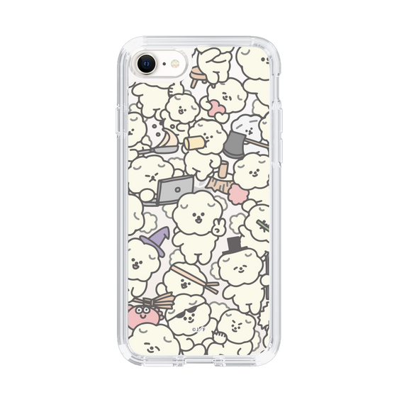 Slim Protection Case［ Mossari Mosao - Fluffy - Clear ］