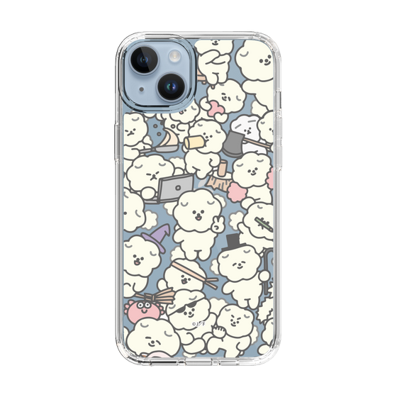 Slim Protection Case［ Mossari Mosao - Fluffy - Clear ］