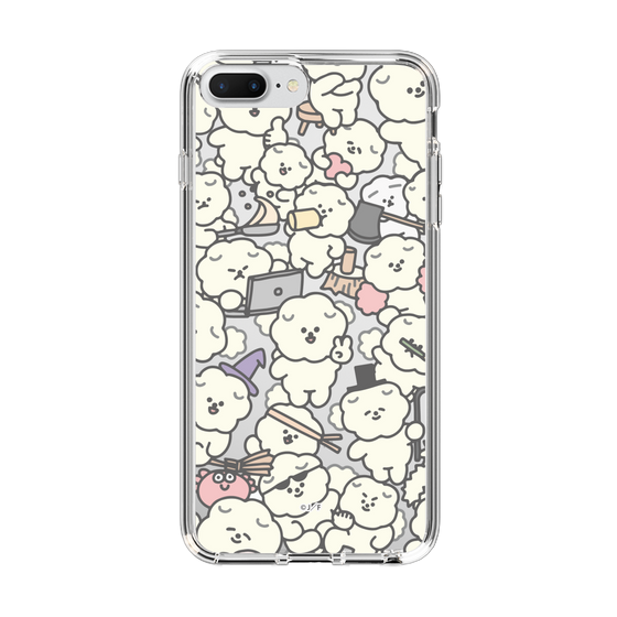 Slim Protection Case［ Mossari Mosao - Fluffy - Clear ］