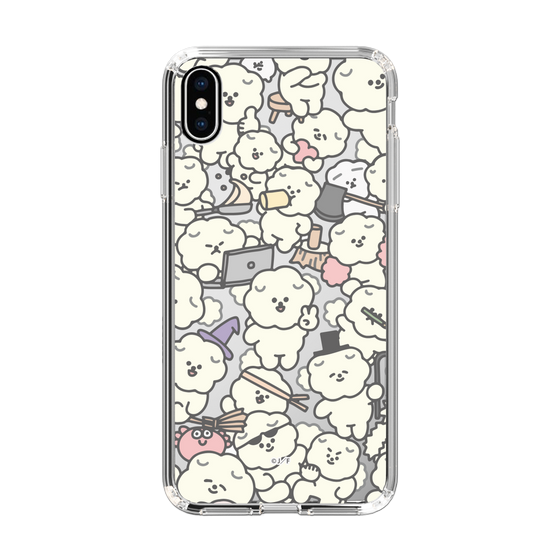Slim Protection Case［ Mossari Mosao - Fluffy - Clear ］