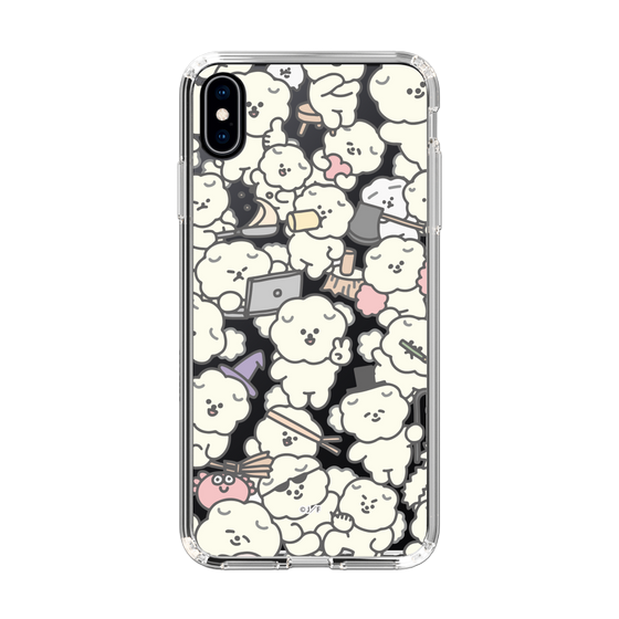 Slim Protection Case［ Mossari Mosao - Fluffy - Clear ］