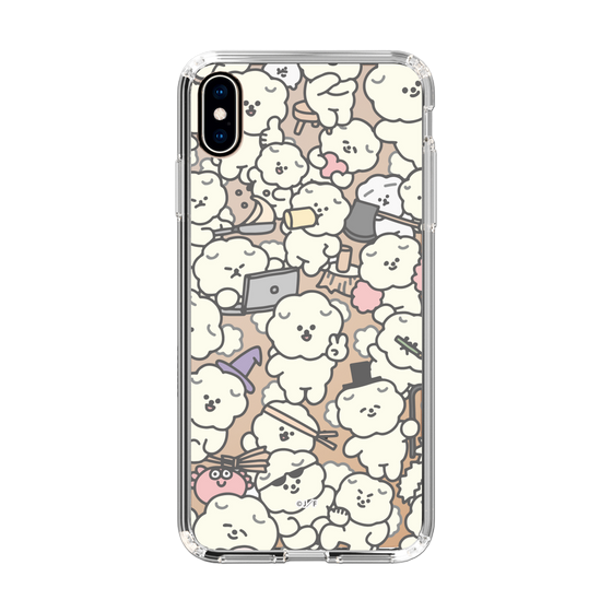 Slim Protection Case［ Mossari Mosao - Fluffy - Clear ］
