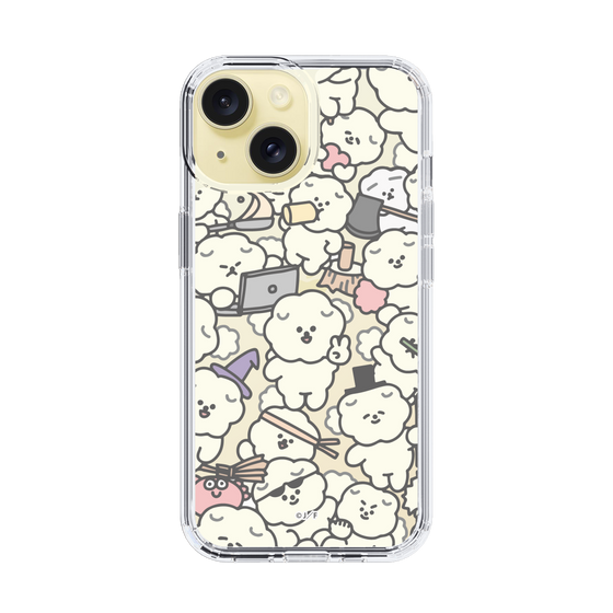 Slim Protection Case［ Mossari Mosao - Fluffy - Clear ］