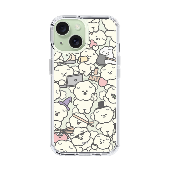 Slim Protection Case［ Mossari Mosao - Fluffy - Clear ］