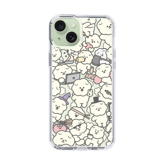 Slim Protection Case［ Mossari Mosao - Fluffy - Clear ］