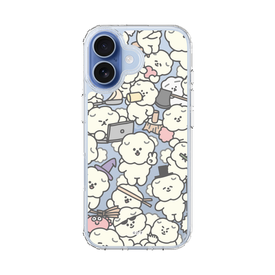 Slim Protection Case［ Mossari Mosao - Fluffy - Clear ］