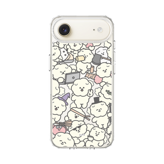 Slim Protection Case［ Mossari Mosao - Fluffy - Clear ］
