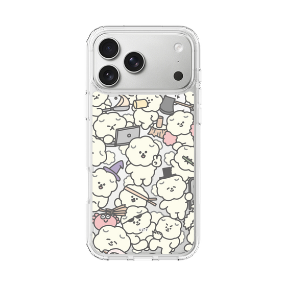 Slim Protection Case［ Mossari Mosao - Fluffy - Clear ］