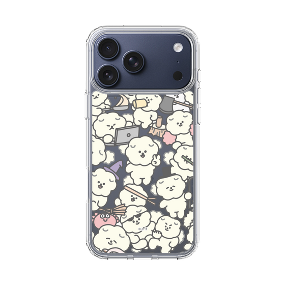 Slim Protection Case［ Mossari Mosao - Fluffy - Clear ］