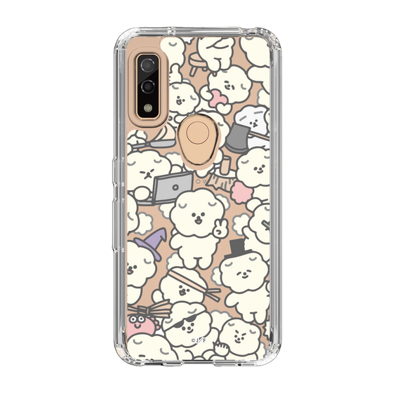 Slim Protection Case［ Mossari Mosao - Fluffy - Clear ］