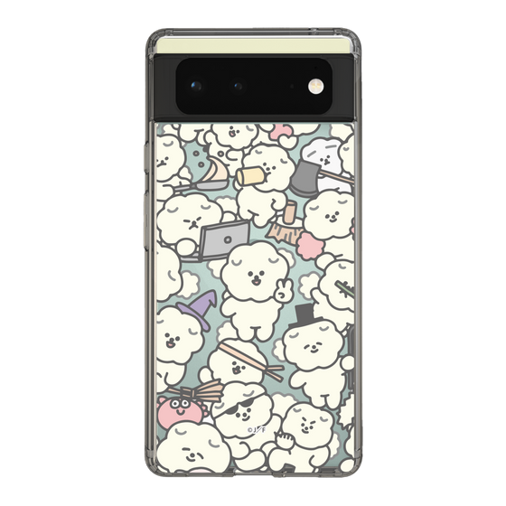 Slim Protection Case［ Mossari Mosao - Fluffy - Clear ］