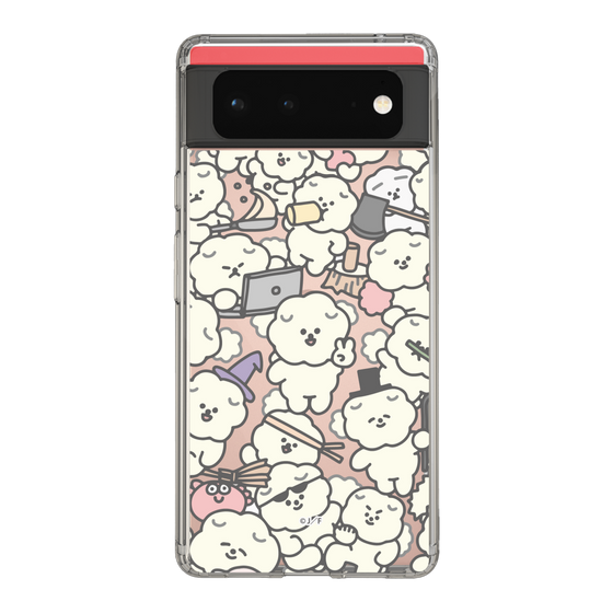 Slim Protection Case［ Mossari Mosao - Fluffy - Clear ］