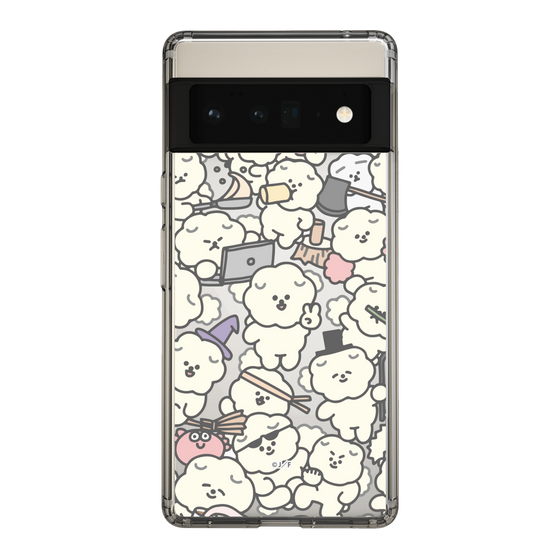 Slim Protection Case［ Mossari Mosao - Fluffy - Clear ］