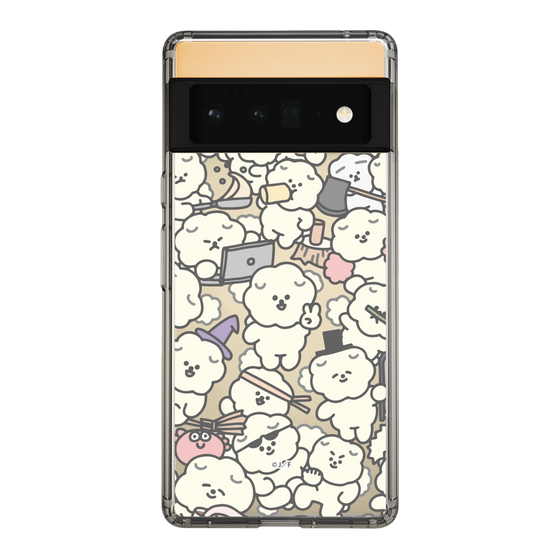Slim Protection Case［ Mossari Mosao - Fluffy - Clear ］