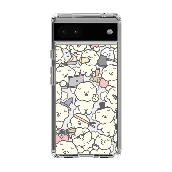 Slim Protection Case［ Mossari Mosao - Fluffy - Clear ］