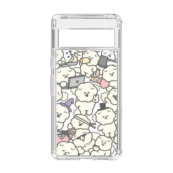 Slim Protection Case［ Mossari Mosao - Fluffy - Clear ］