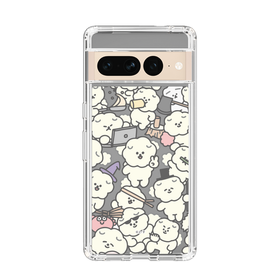 Slim Protection Case［ Mossari Mosao - Fluffy - Clear ］