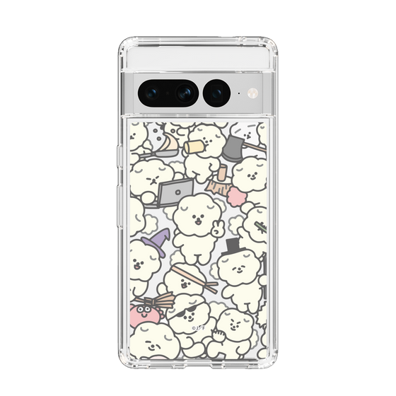 Slim Protection Case［ Mossari Mosao - Fluffy - Clear ］