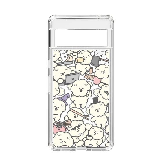 Slim Protection Case［ Mossari Mosao - Fluffy - Clear ］