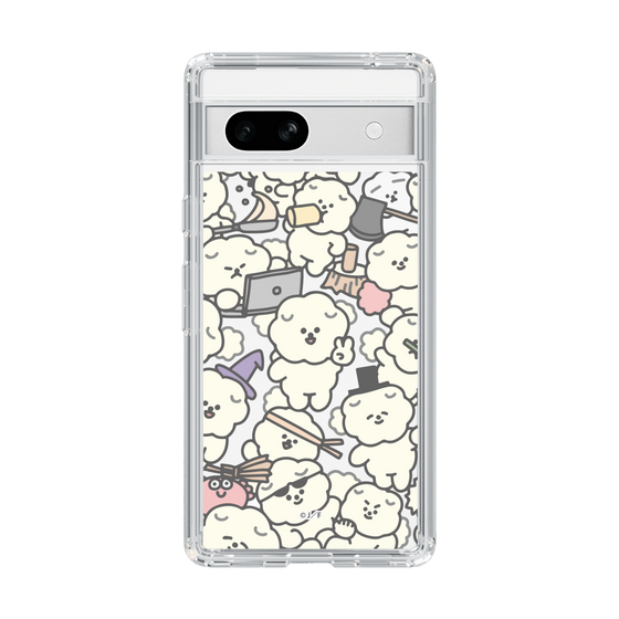 Slim Protection Case［ Mossari Mosao - Fluffy - Clear ］