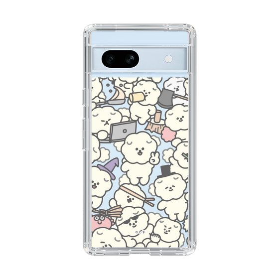 Slim Protection Case［ Mossari Mosao - Fluffy - Clear ］