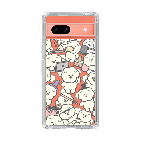 Slim Protection Case［ Mossari Mosao - Fluffy - Clear ］
