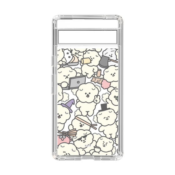 Slim Protection Case［ Mossari Mosao - Fluffy - Clear ］
