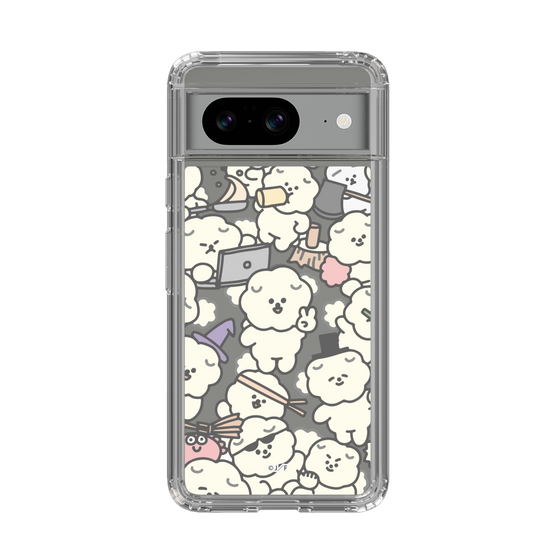 Slim Protection Case［ Mossari Mosao - Fluffy - Clear ］