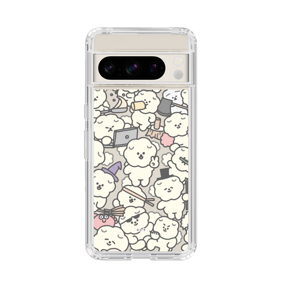 Slim Protection Case［ Mossari Mosao - Fluffy - Clear ］