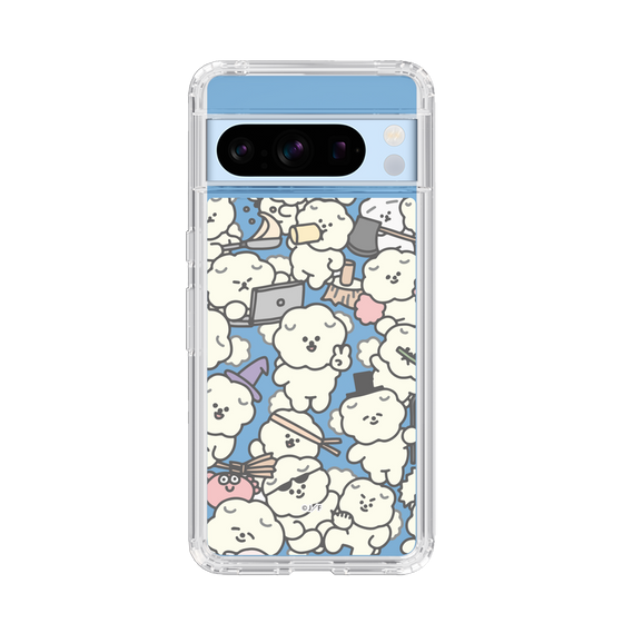 Slim Protection Case［ Mossari Mosao - Fluffy - Clear ］