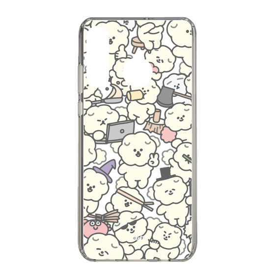 Slim Protection Case［ Mossari Mosao - Fluffy - Clear ］