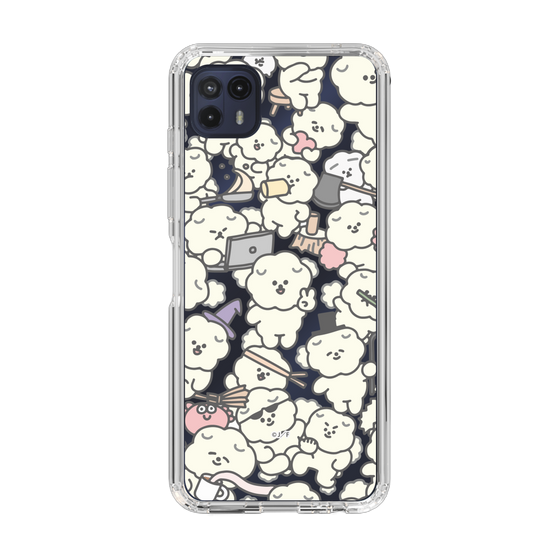 Slim Protection Case［ Mossari Mosao - Fluffy - Clear ］