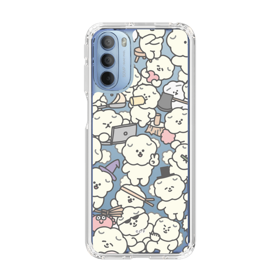 Slim Protection Case［ Mossari Mosao - Fluffy - Clear ］
