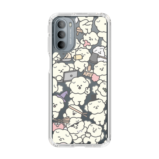 Slim Protection Case［ Mossari Mosao - Fluffy - Clear ］