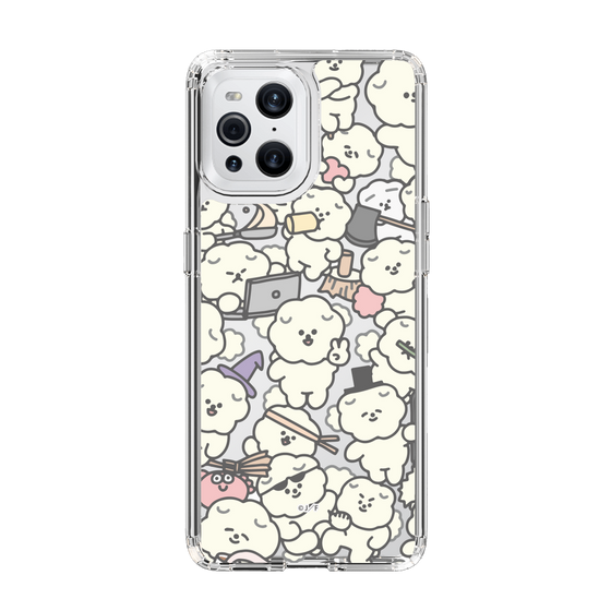 Slim Protection Case［ Mossari Mosao - Fluffy - Clear ］
